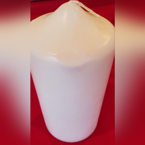 COLONY CRAFTS Glass Hurricane + White Candle - Picture 7 of 7